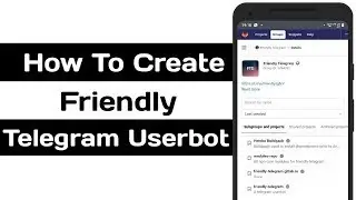 How to create Telegram userbot