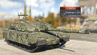 War Thunder - [Stock] Grind Challenger 2 (2f) (Worst Top Tier MBT) || Part 2