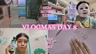 Vlogmas Day 8: New Month Reset, Self Care, & Starting The Winter ARC Challenge