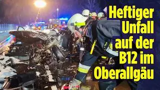 Weitnau: Heftiger Unfall auf der B12 im Allg&auml;u