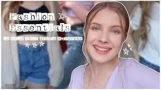 FASHION ESSENTIALS 2020: BUILDING MY DREAM WARDROBE | Evie Rose