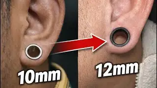 Ear Stretching Journey Continues | 12mm Update