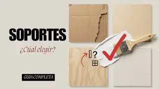 Qué Soporte Elegir para Arte con Textura: Cartón, MDF, Madera y Lienzo (Guía Completa)