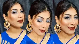 Quick Festive look in minutes #indianyoutuber #festivelook #cuffsnlashes #nykaa