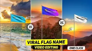Flag name art' video editing | how to make Flag name video 📸 Instagram trending Flag video editing 🤯
