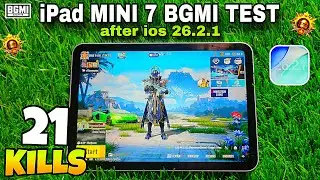 iOS 26.2.1 BGMI Test 🔥 Bgmi Lag? Battery Drain | Worst Update For iPhone/iPad 