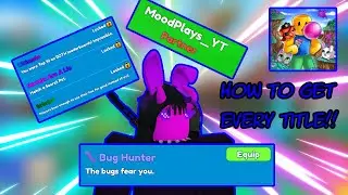 [UPDATED] HOW TO GET ALL TITLES IN BUBBLE GUM CLICKER (ROBLOX)