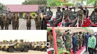 Nana Addo presents 40 powerful Armoured vehicles to Ghana Armed Forces