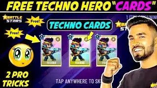 Free Techno Cards😍 For Free || How to get Techno Gamerz Character Cards || Battle Stars