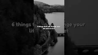 6 things that will change your life and mindset #quotes #motivation #shorts