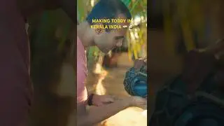 Drinking Toddy in Kerala India! #kerala #india #palmwine #keralatourism #indiatourism