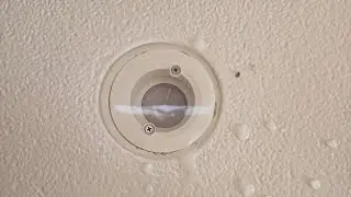 Installing Shower base on mortar.  Fixing the pipe to center. 