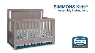 Simmons Kids&reg; Chevron Crib 'N' More Assembly Video