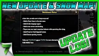 NEW UPDATE RELEASE DATE SNOW MAP IS COMING!! PUBG MOBILE NEWS!!