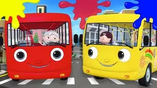 COLOR BUS! | Little Baby Bum: Nursery Rhymes & Baby Songs ♫ | ABCs and 123s