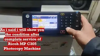 Ricoh MP C305 complete service | when i done my service of ricoh mp c305 photocopier | Ricoh MP C305