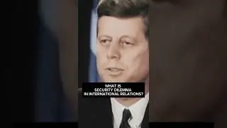 What is a security dilemma in international relations?