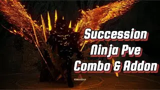 BDO Succession Ninja Pve Combo & Addons #blackdesertonline