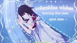 wishing for columbina 🌙⁠ returning to genshin after years ⁠♡ lofi cozy gameplay and chatting~