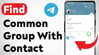 How To Find Common Group With A Contact On Telegram (Updated)