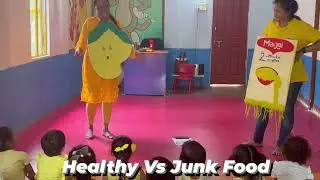 Healthy & Junk food- skit by teachers