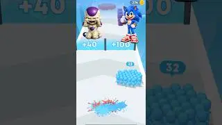 #banku Count Master but Sonic & Frieza Joined the Run!🤯  #gaming #viral #youtubeshorts #sonic #mha