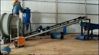 Three-Pass Mineral Powder Dryer Installation | Industrial Drying System