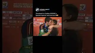 Casillas KISSES a Spanish Reporter on LIVE TV 😱🔥#casillas #wife #fyp