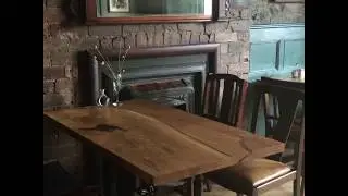 Waney Edge Restaurant  Tables by Earthy Timber. Bar furniture tops, live edge, natural timber tops