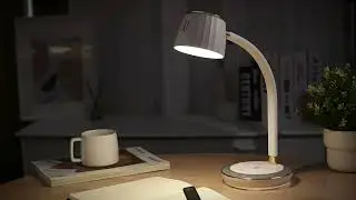 Decorative wireless charging lamp