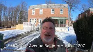 50% Discount Home | $60,000 | 5644 Belle Ave | Baltimore, MD 21207