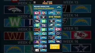 #chargers record prediction #nfl