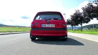 Corsa B 1.2 16V Sound Sportauspuff TA Technix Gr. A ab Kat Catback Vauxhall GSI