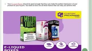 E Liquid Boxes | Custom E-juice Boxes