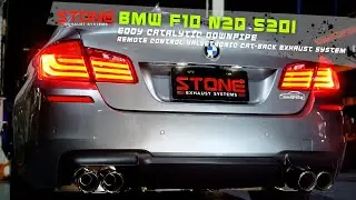 BMW F10 N20 520i Stone Exhaust Eddy Catalytic DP + Valvetronic Exhaust System