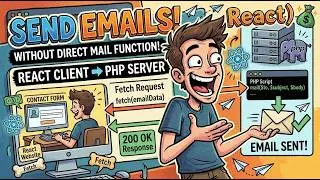 How To Send Emails with React.js using Fetch (2024) #113