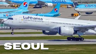🇰🇷✈️ 20 Minutes Plane Spotting at Seoul Incheon International Airport (ICN)