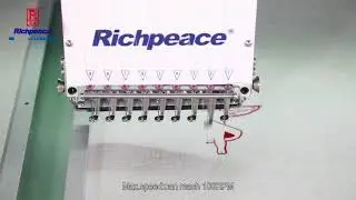 How to Make #MattressBorderEmbroidery By #Richpeace #FixedFrame #EmborideryMachine