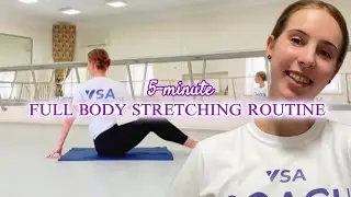 5-Minute Full Body Stretching Routine | Coach Dana | Ballet-Inspired Flexibility