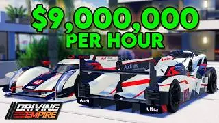 HOW TO MAKE UP TO $9,000,000 PER HOUR IN DRIVING EMPIRE