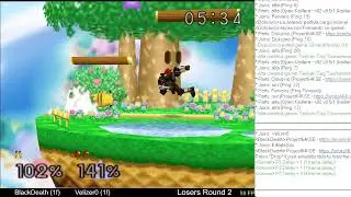 Torneo Smash Remix Kaillera Chile-Per&uacute; - BlackDeath (Pika) vs Velizer0 (Puff, Ganon)[LR2] 07/12/2025
