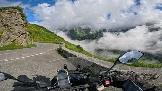 Riding up to Table d'Orientation Aubisque Into the clouds | Amsterdam to Portugal EP016 |