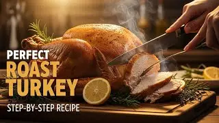 Thanksgiving Turkey Recipe how to cooking a turkey Step-by-Step with Butter, Herbs & Crispy Skin 