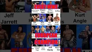 Every WWE European Champion #SHORTS #wwe