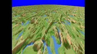 comanche-style rendering with extreme view distance