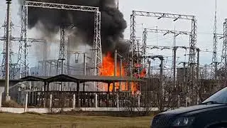 Substations on Fire Hightly Dangerous 🔥🔥🔥। very danger short circuit | electrical fire #fire