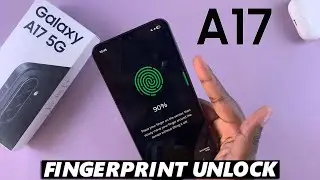Samsung Galaxy A17 5G: как настроить отпечаток пальца