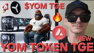 $YOM - ТОКЕН YOM TGE КРИПТОМОНЕТА ВАША ОТКРЫТАЯ МЕТАВСЕЛЕННАЯ НОВЫЙ БЛОКЧЕЙН PEAQ TRUSTSWAP ТАЛИС...