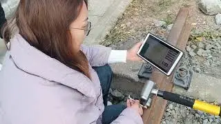 Rail profile measurement device video