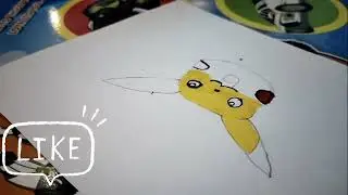 Pokemon drawing 👆 Pikachu 